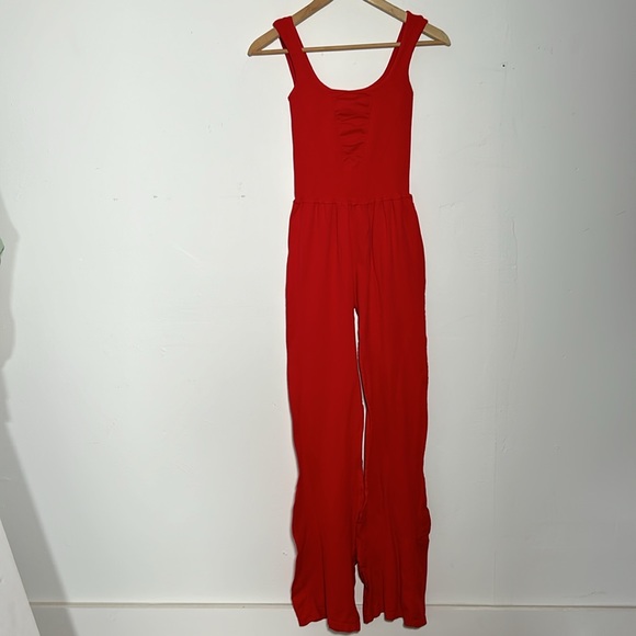 FP Movement Good Karma Flared Onesie Red M/L NWOT - Picture 3 of 9